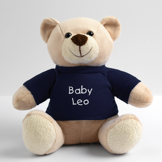 Osito de Peluche personalizado - azul marino