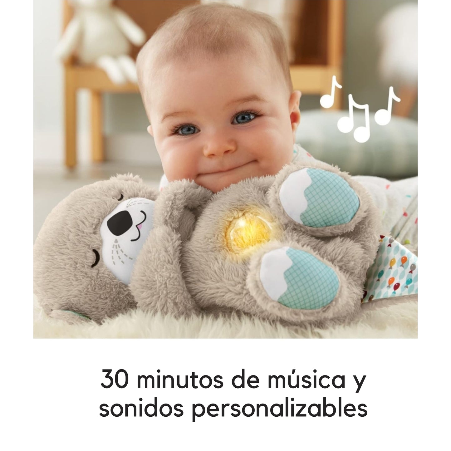 Peluche que respira para dormir - Nutria Otter