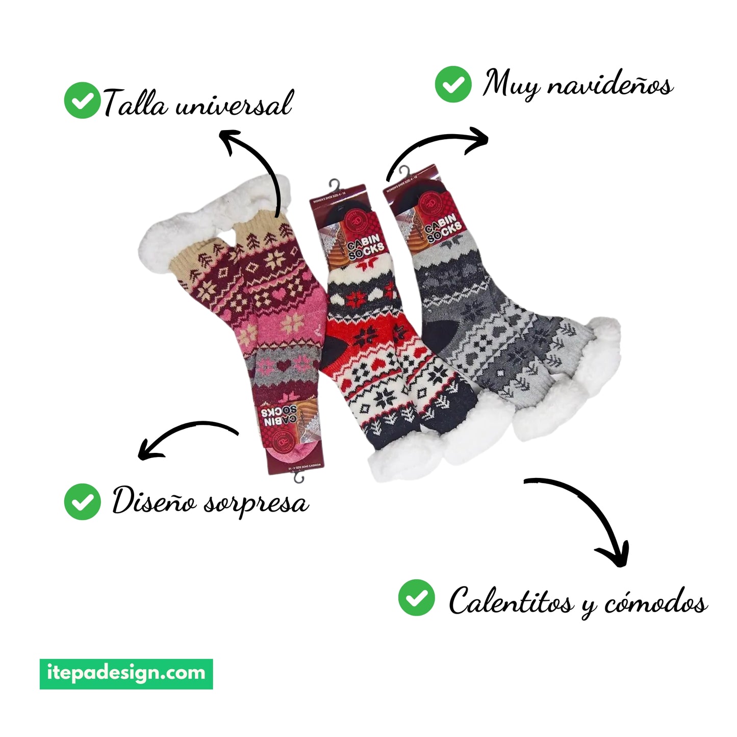 Calcetines navideños - Color aleatorio