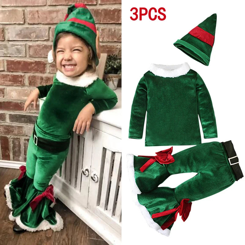 Girls Christmas Tree Costume Dress