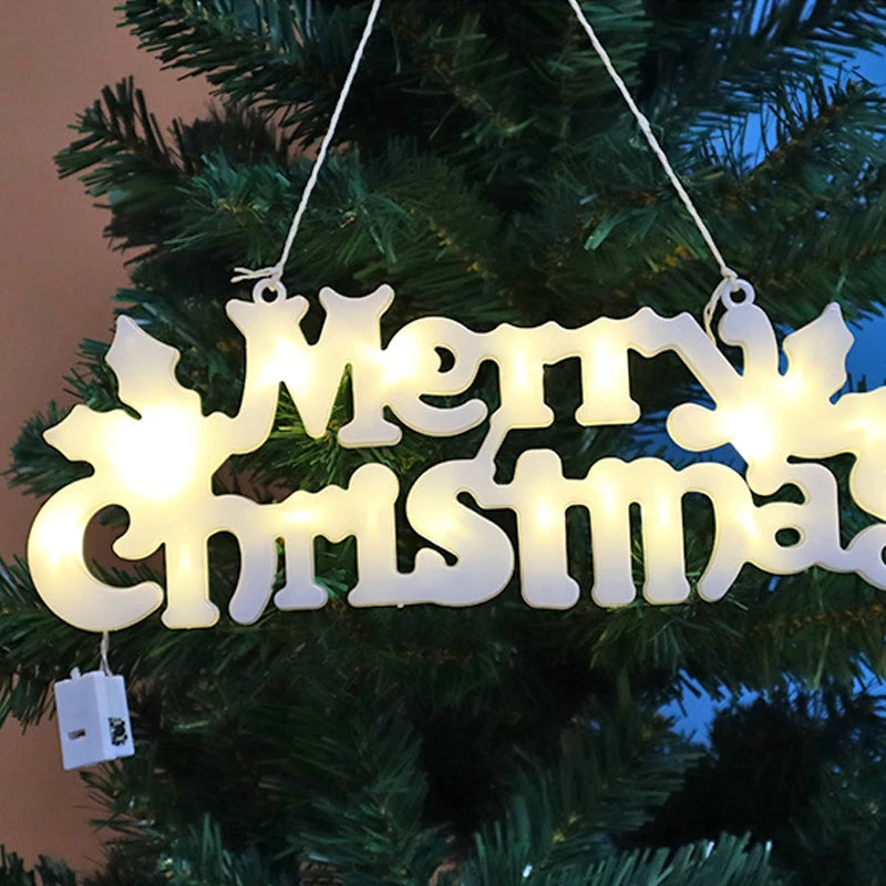 Merry Christmas LED Strings Letter Lights