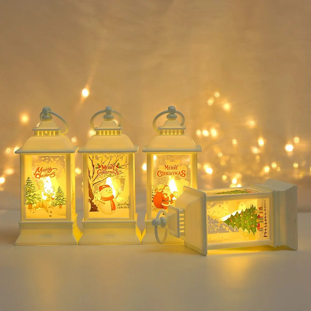 Christmas Wind Candlestick Lamp