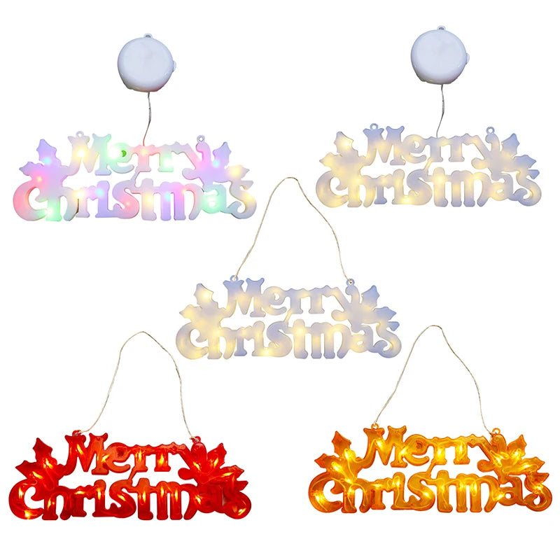 Merry Christmas LED Strings Letter Lights