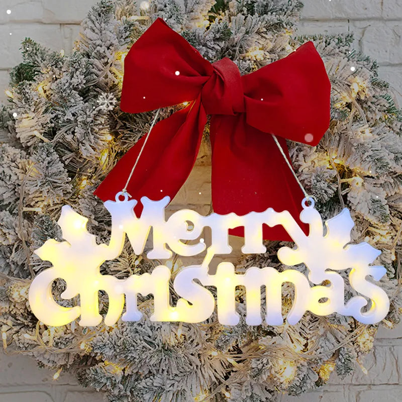 Merry Christmas LED Strings Letter Lights