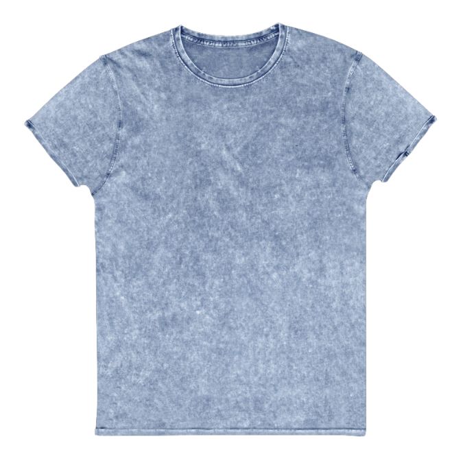 Camiseta Denim Premium Bordada - silueta foto personalizada