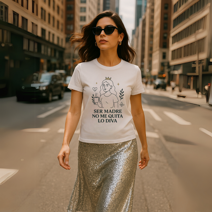 Camiseta Mamá empoderada, cómoda y con estilo