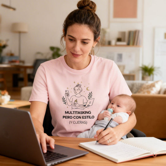 Camiseta “Multitasking" para madres emprendedoras