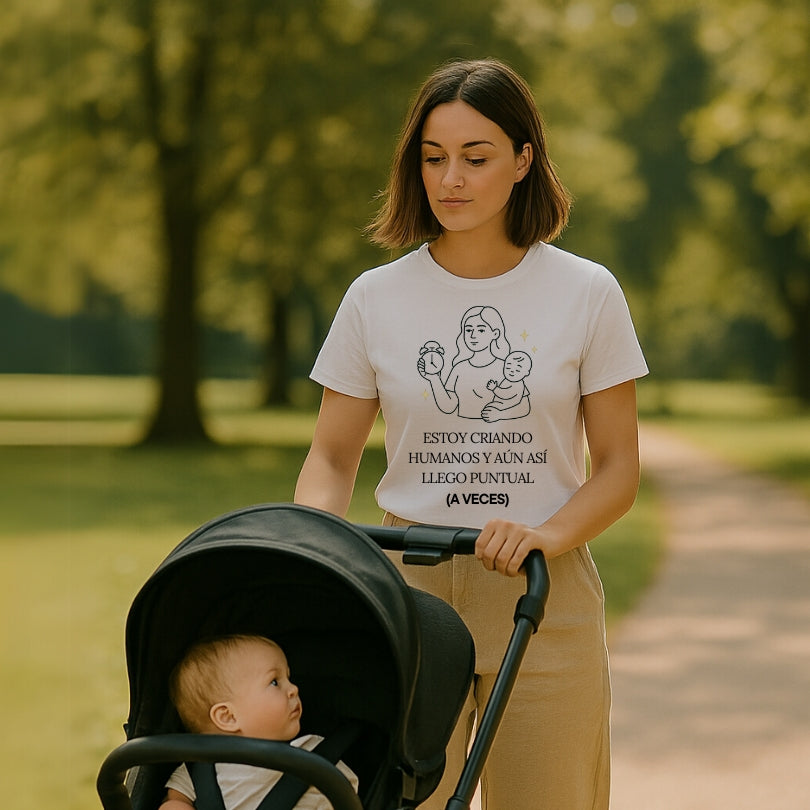 Camiseta Mamá real, caos puntual