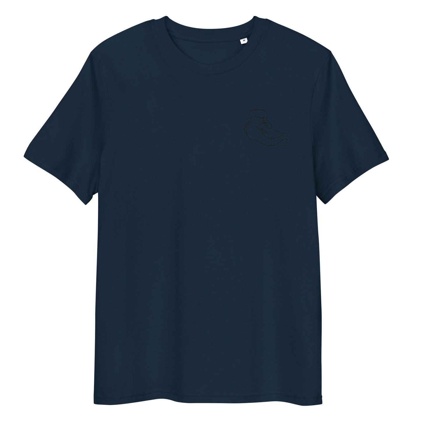 Camiseta Premium bordada personalizada con foto - silueta