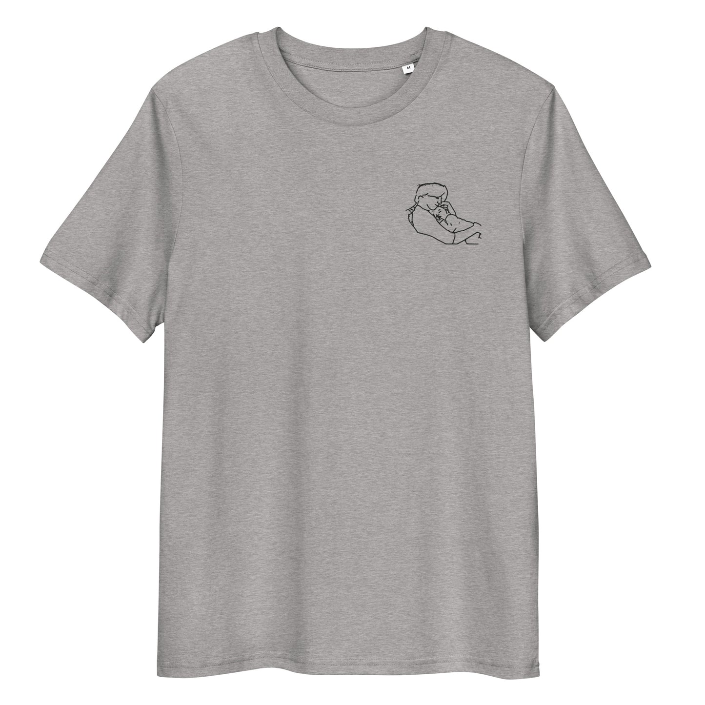 Camiseta Premium bordada personalizada con foto - silueta