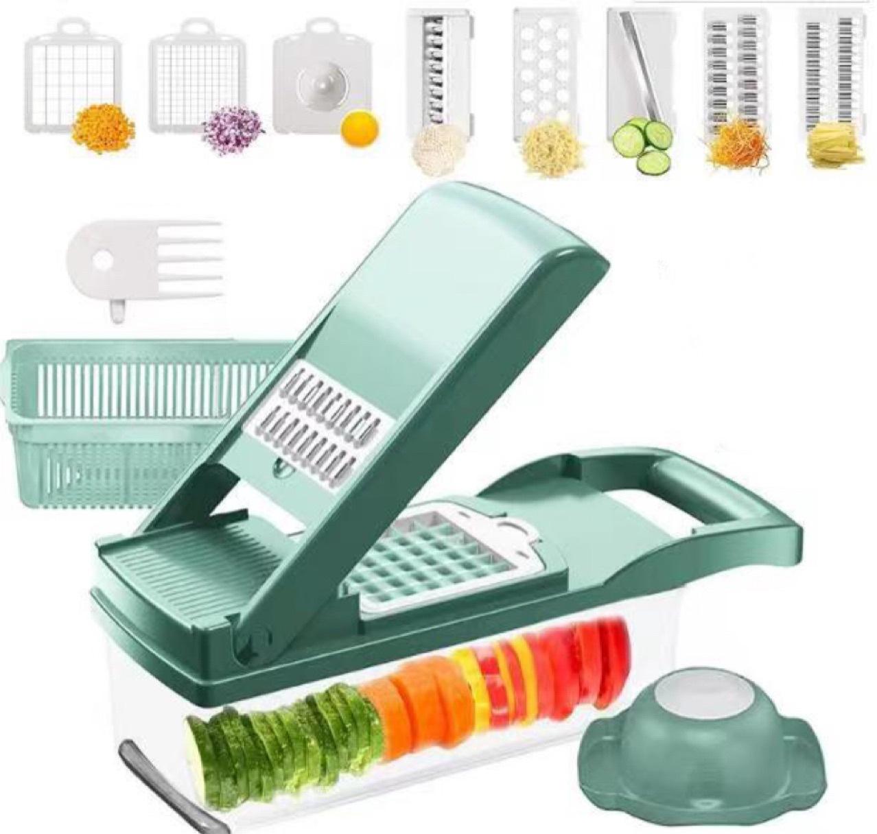 Cortador de Verduras Multiusos 12 Tipos de Corte en 1