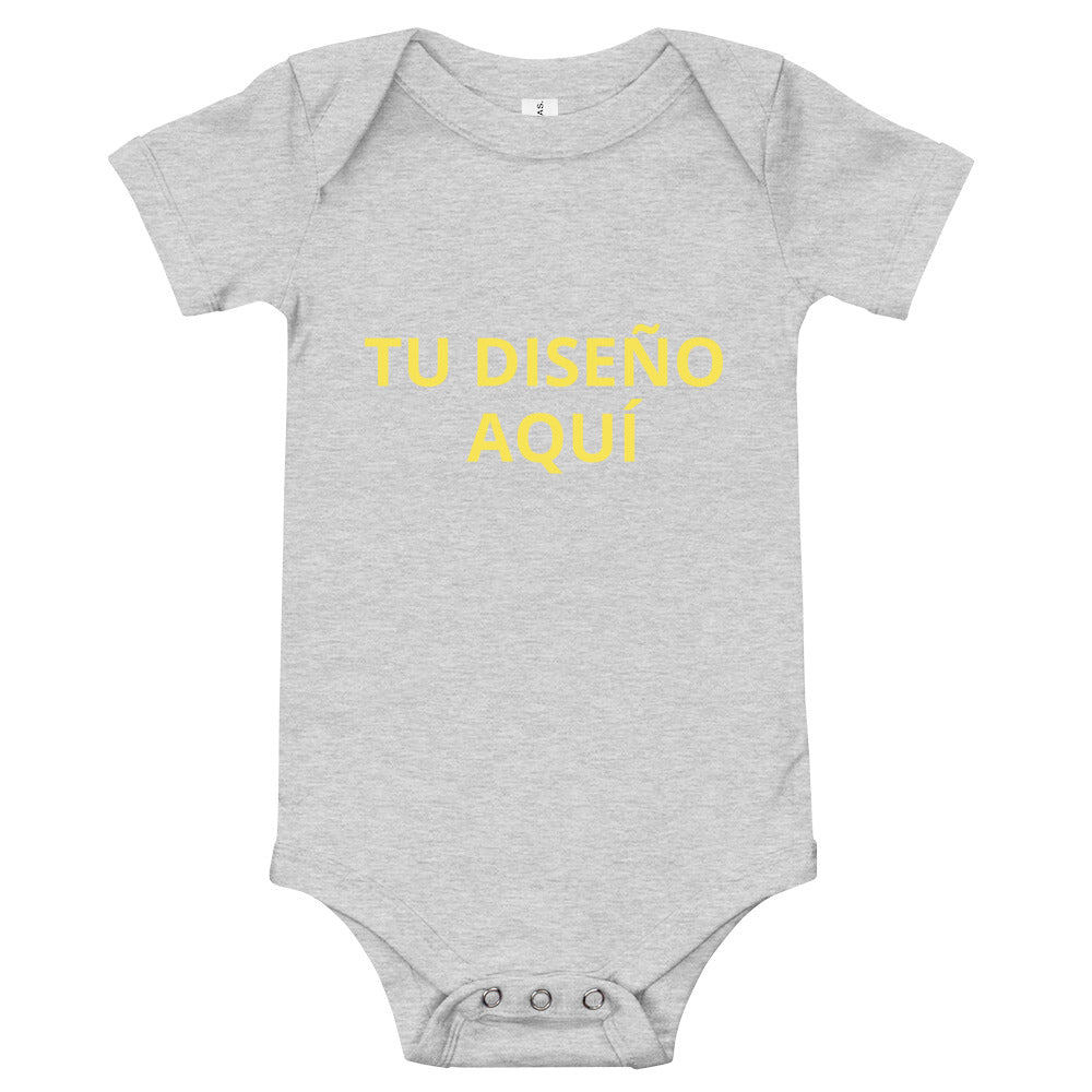 Body de bebé manga corta - personalizable