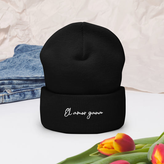 Gorro bordado - Amor