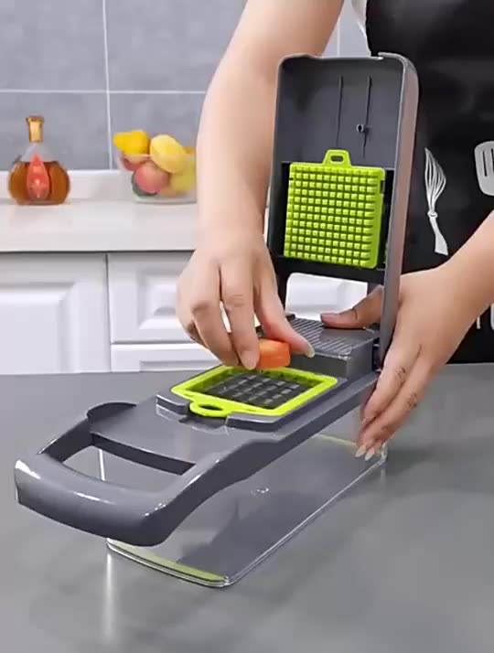 Cortador de Verduras Multiusos 12 Tipos de Corte en 1