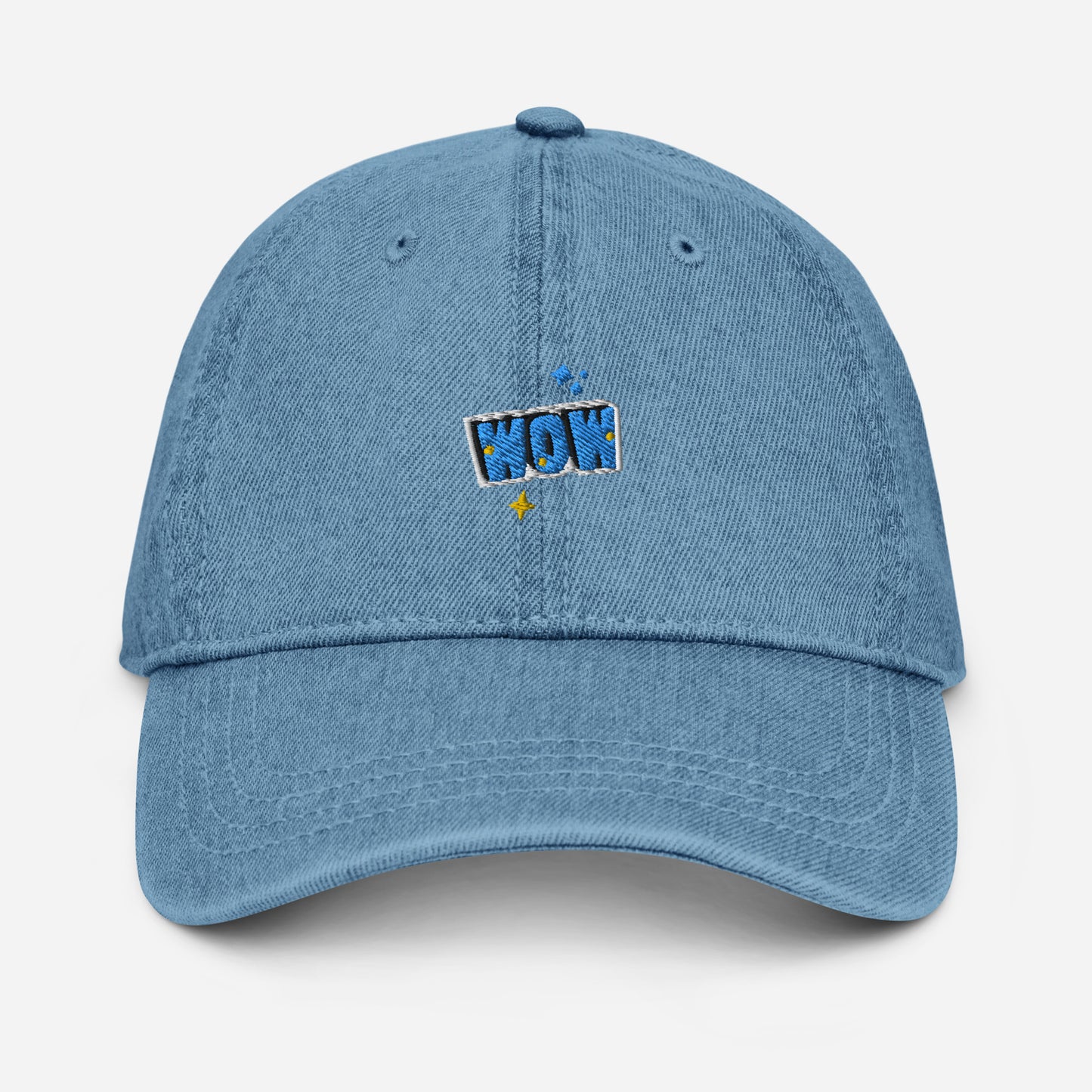 Gorra vaquera bordada WOW