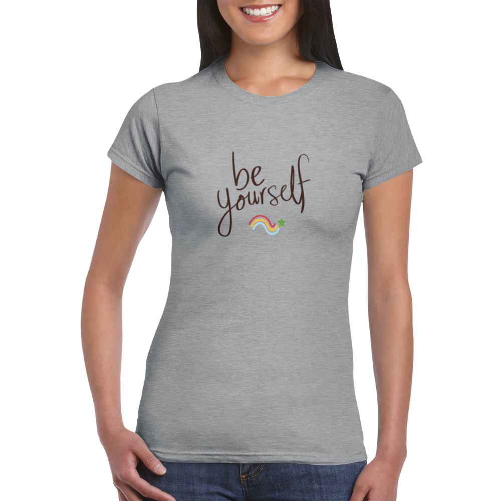 Be yourself - camiseta manga corta mujer