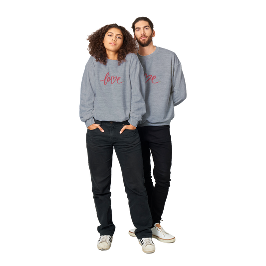 Love heart - Sudadera clásica unisex
