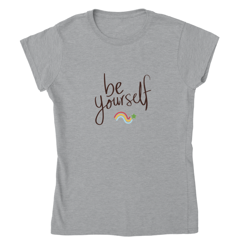 Be yourself - camiseta manga corta mujer