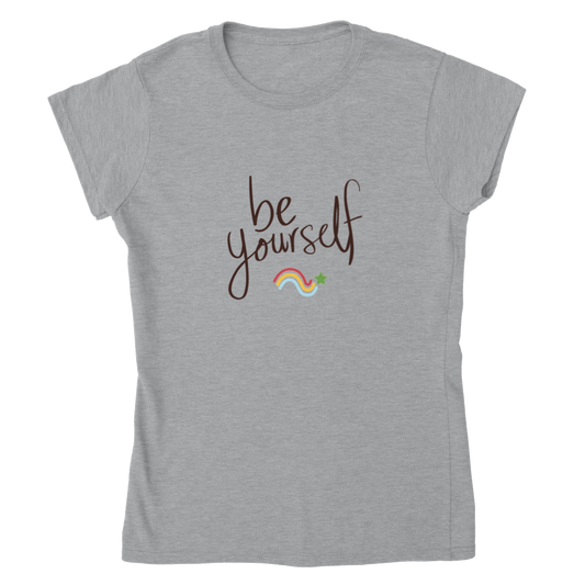 Be yourself - camiseta manga corta mujer