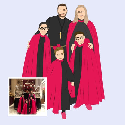 Retrato de foto personalizado minimal