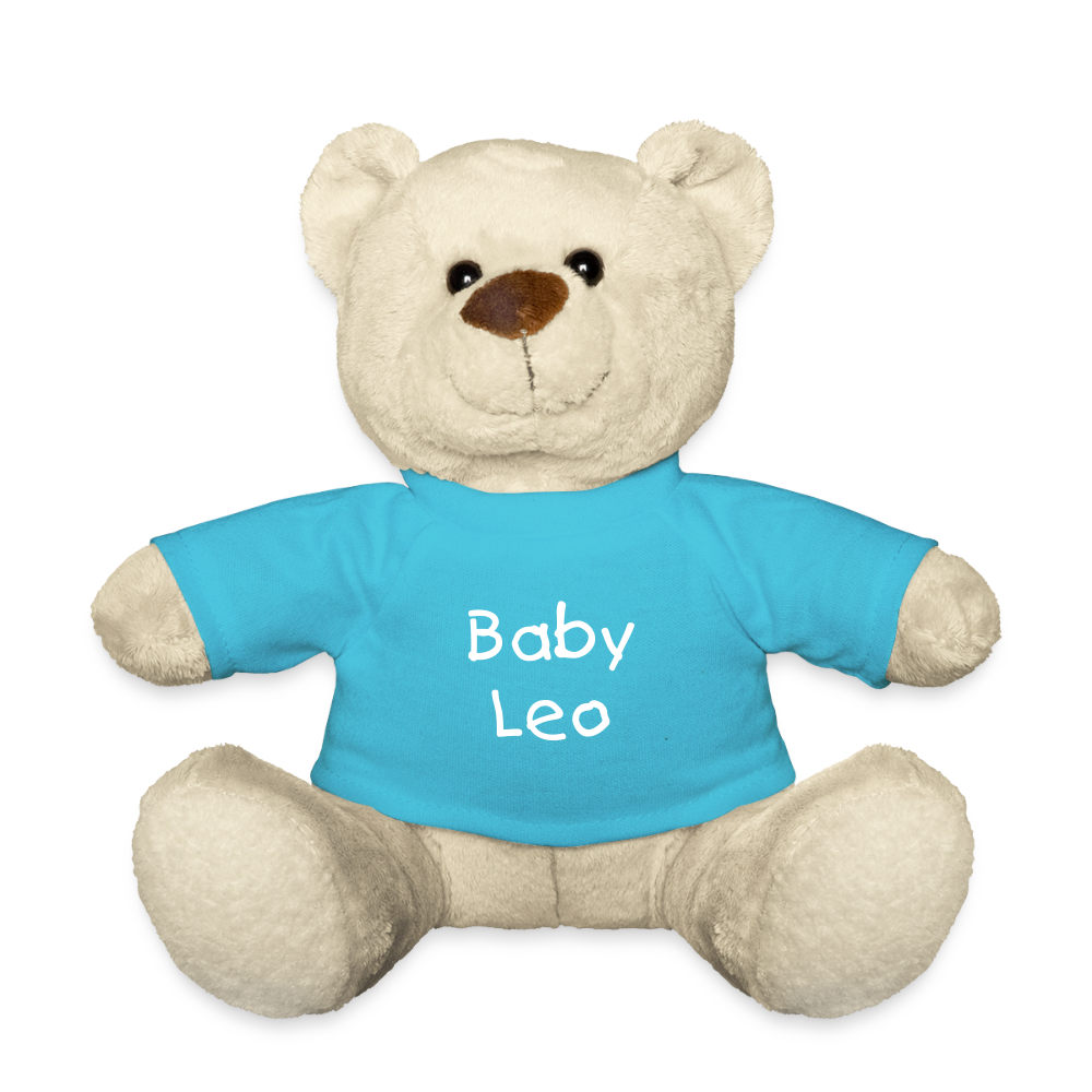 Osito de Peluche personalizado - azul atolón