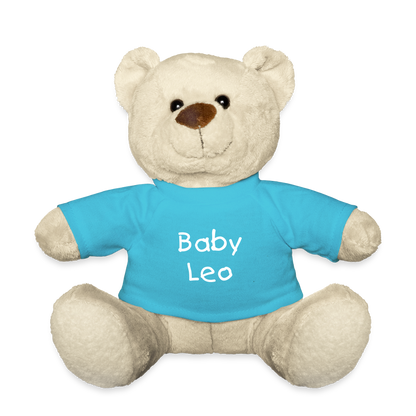 Osito de Peluche personalizado - azul atolón
