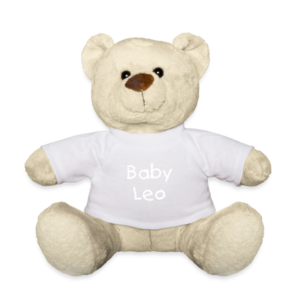 Osito de Peluche personalizado - blanco