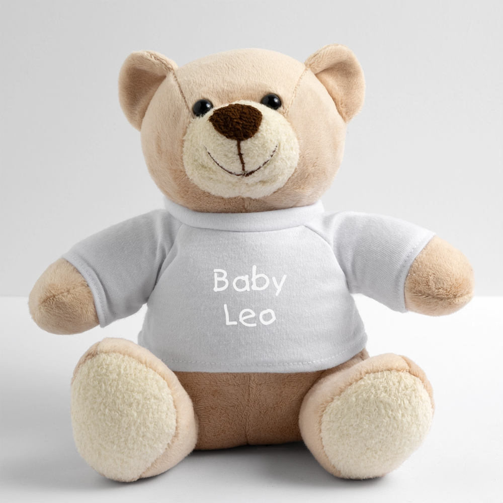 Osito de Peluche personalizado - blanco