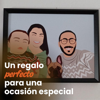 Retrato de foto personalizado minimal