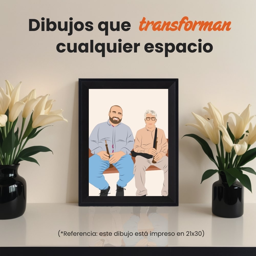 Retrato de foto personalizado minimal