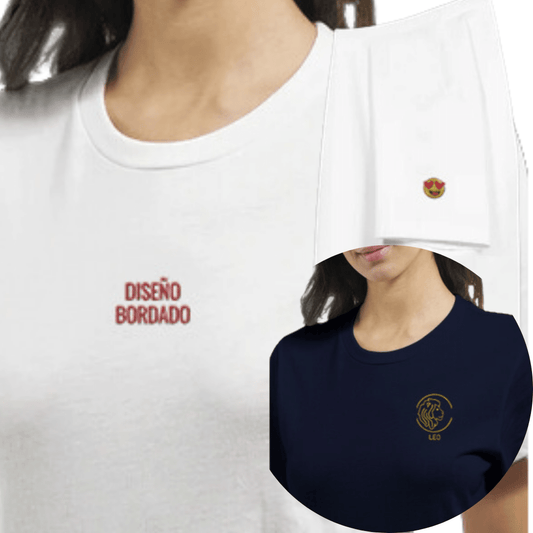 Camiseta bordada personalizada con foto