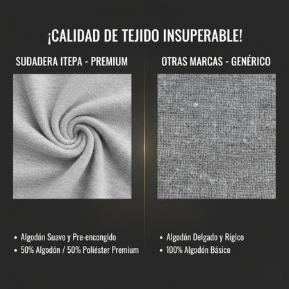 Sudadera bordada personalizada con foto color o silueta