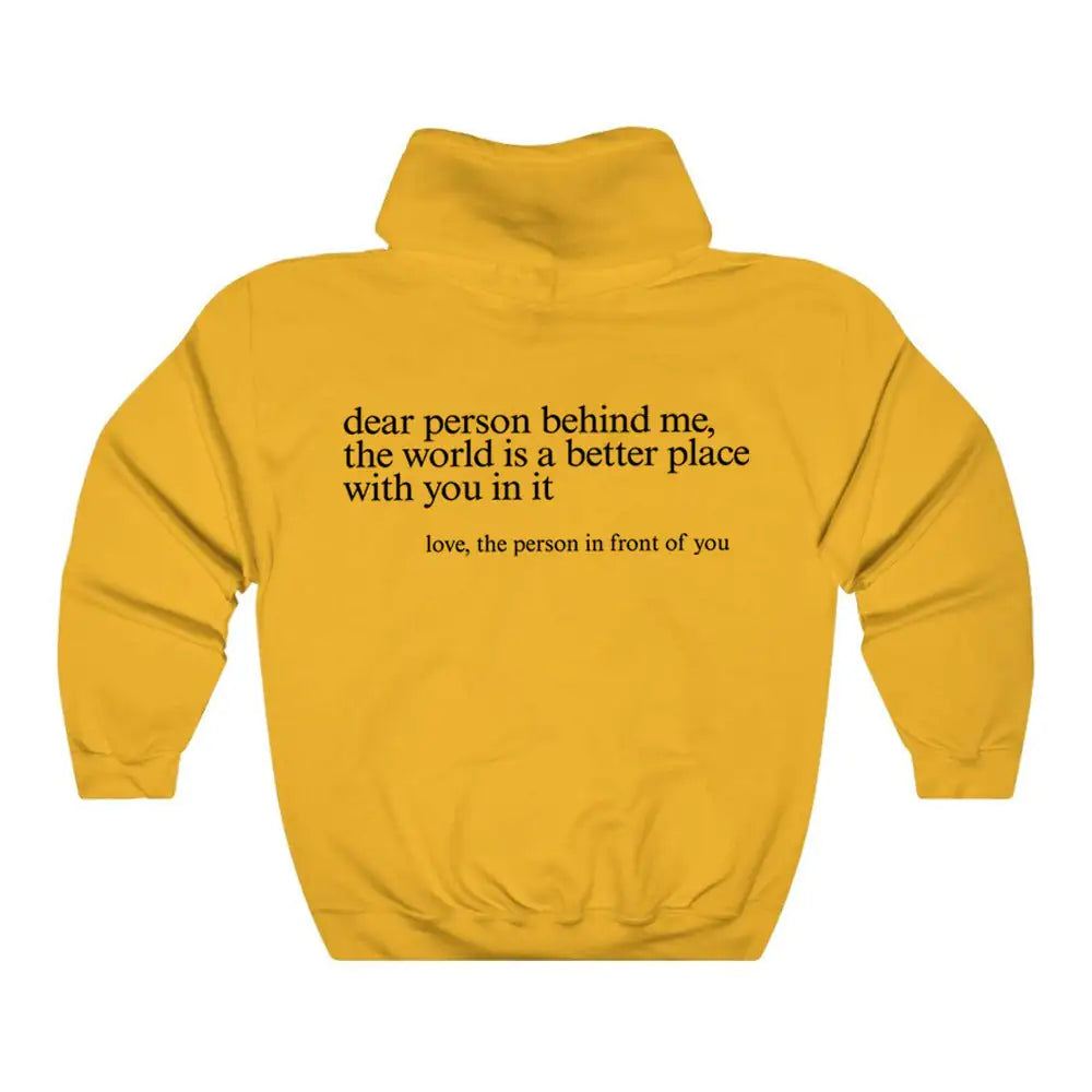 Hoodie viral "Dear Person behind Me"