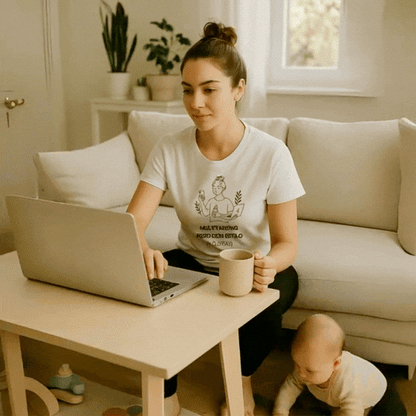 Camiseta “Multitasking" para madres emprendedoras