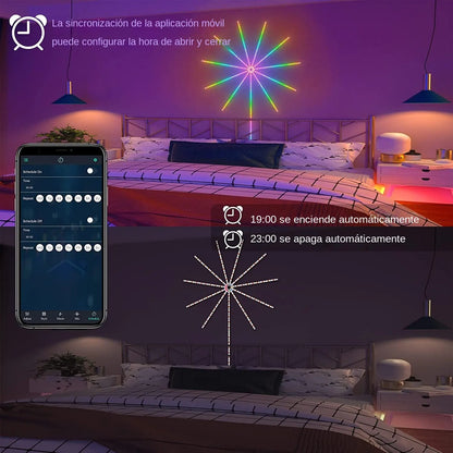 Luz Inteligente Bluetooth para Decoración Navideña