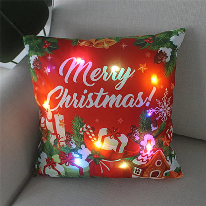 Christmas LED Pillow case