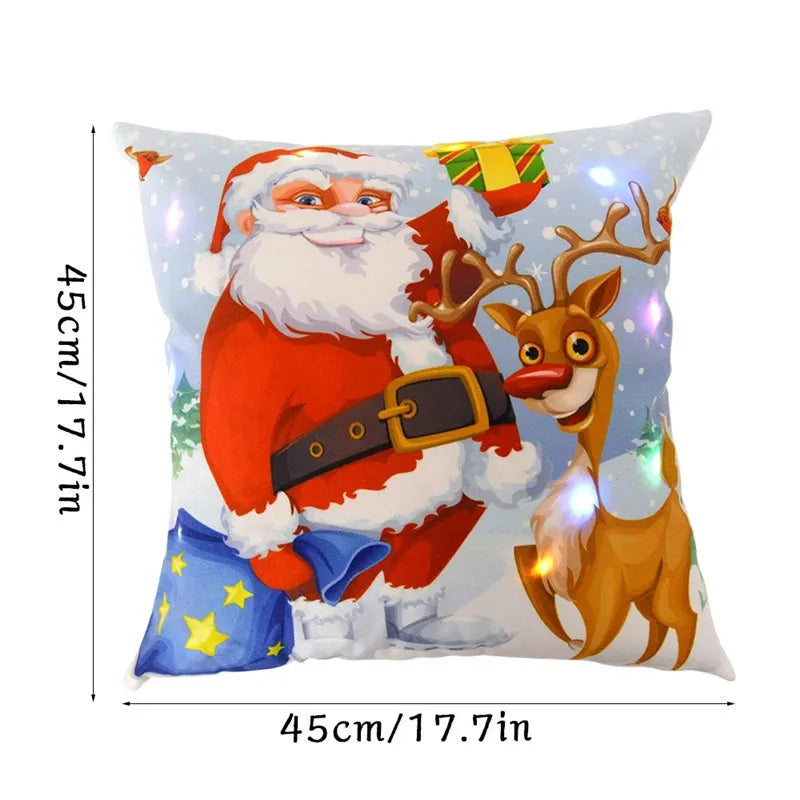 Christmas LED Pillow case