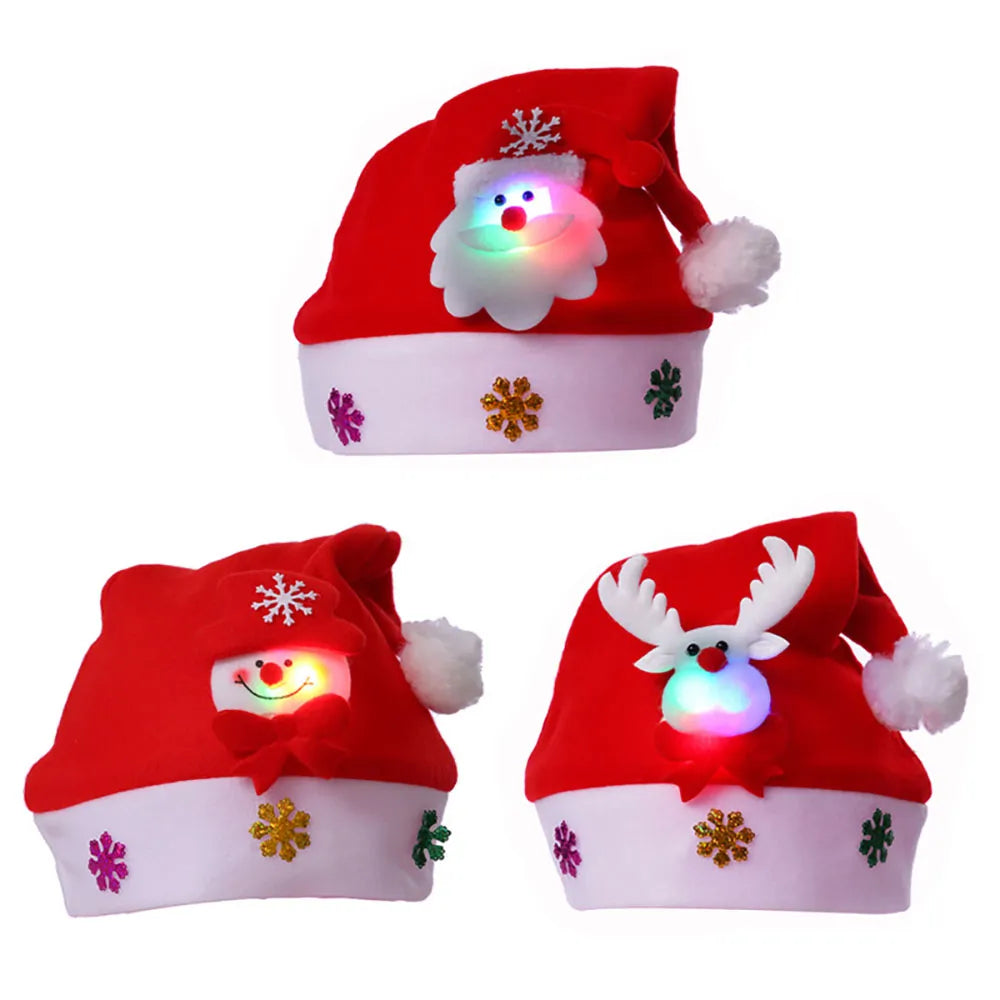 Christmas Hat With Led Light