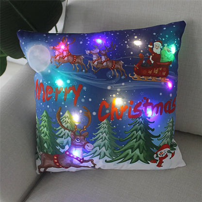 Christmas LED Pillow case