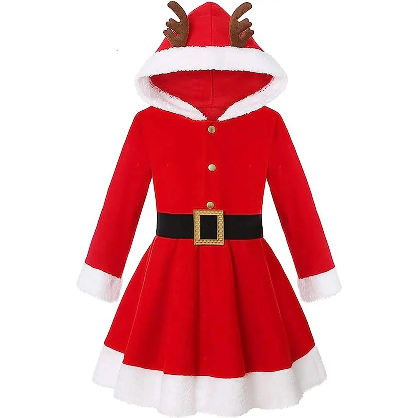 Girls Christmas Santa Claus Dress