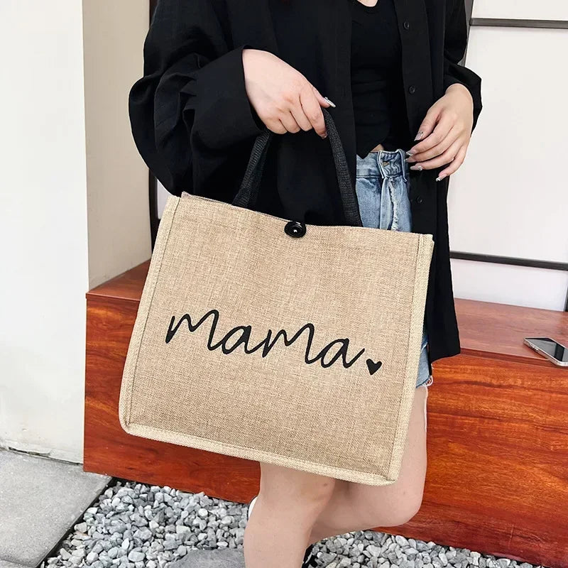 Tote Bag Mama de lino