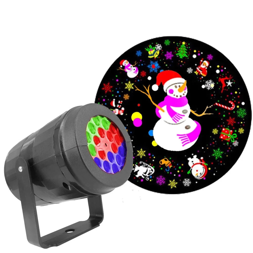 Christmas LED Snowflake Projector