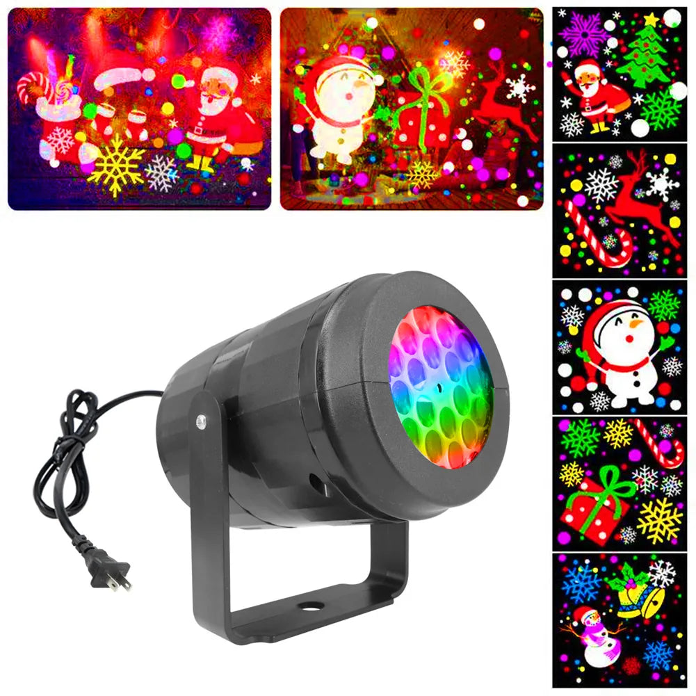 Christmas LED Snowflake Projector