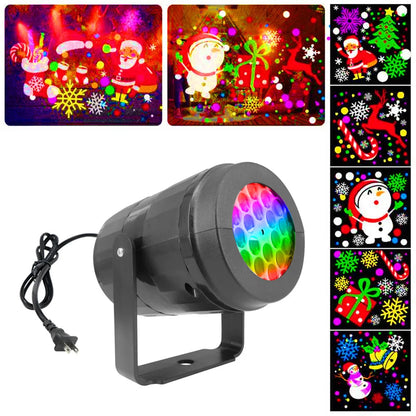 Christmas LED Snowflake Projector