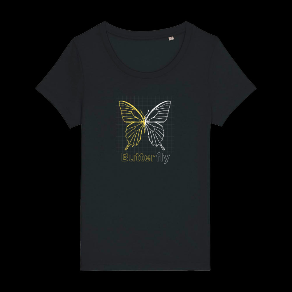 Camiseta Mariposa - algodón orgánico