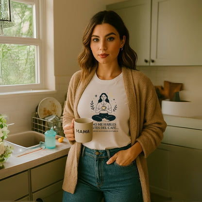 Camiseta divertida café