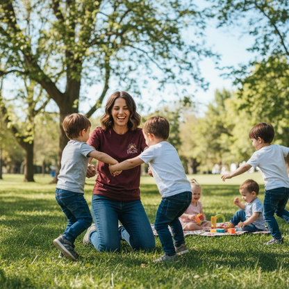 Camiseta bordada personalizada con foto o texto
