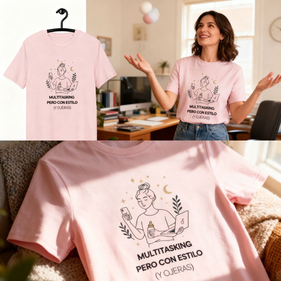 Camiseta “Multitasking" para madres emprendedoras