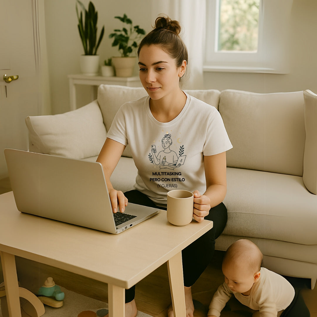 Camiseta “Multitasking" para madres emprendedoras