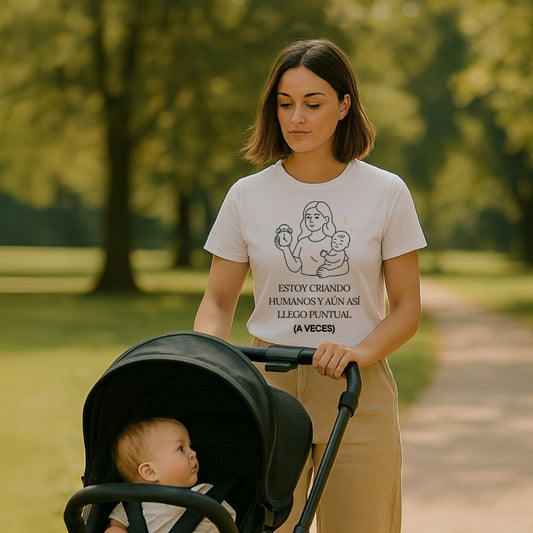 Camiseta Mamá real, caos puntual